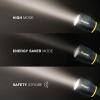 imageEnergizer LED Flashlight Vision PRO Ultra Bright 1000 Lumens IPX4 Water Resistant AircraftGrade Aluminum LED Light Rugged Metal Flash Light for Outdoors Emergency Power Outage Black