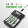 imageEnergizer Recharge Basic Battery Charger Rechargeable AAA and Rechargeable AA Batteries ChargerBattery Charger