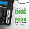 imageEnergizer Recharge Universal Charger for NiMH Rechargeable AA AAA C D and 9V BatteriesBattery Charger