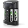 imageEnergizer Rechargeable AA Batteries Recharge Power Plus Double A Battery PreCharged and Rechargeable AA or AAA Battery Charger Set Includes 8 PreCharged AA Batteries Combo PackRecharge Pro Charger  AA Batteries  8 Count