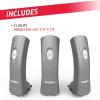 imageEnergizer Weatheready Rechargeable Flashlights for Home Pack of 3 Emergency Flashlight for Hurricane Supplies Survival Kits Power Outages LED Flash Light with Convenient Plugin DesignGray