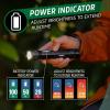 imageEnergizer X1000 Rechargeable LED Flashlight with Power Indicator Super Bright Flashlight IPX4 Water Resistant Rugged Light for Outdoors Emergencies