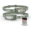 imageEnergizer Universal Plus LED Headlamp Lightweight Bright Headlamp for Outdoors Camping and Emergency Light for Adults and Kids Includes Batteries Pack of 2Green