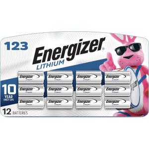 imageEnergizer 123 Lithium Batteries 6 Pack 3V Photo Batteries12 Count Pack of 1