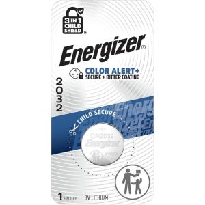 imageEnergizer 2032 Batteries 1 Pack 3V Lithium Coin Batteries with 3in1 Child Shield1 Count Pack of 1