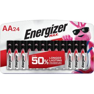 imageEnergizer AA Batteries MAX Double AA Battery Alkaline 24 Count24 Count Pack of 1