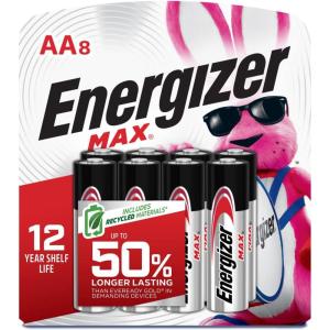 imageEnergizer AA Batteries MAX Double AA Battery Alkaline 24 Count8 Count Pack of 1
