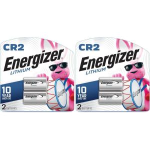imageEnergizer CR2 Lithium Batteries 2 Pack 3V Photo Batteries2 Count Pack of 2