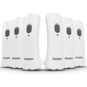 imageEnergizer LED Rechargeable Plugin Flashlights Weatheready Emergency Flashlight for Hurricane Supplies and Survival Kits Flash Light with Convenient Plugin DesignWhite 6 count Pack of 1