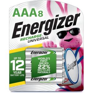 imageEnergizer Recharge Universal Rechargeable AAA Batteries 8 Pack Triple A BatteriesAAA