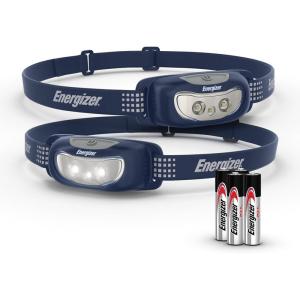 imageEnergizer Universal Plus LED Headlamp Lightweight Bright Headlamp for Outdoors Camping and Emergency Light for Adults and Kids Includes Batteries Pack of 2Navy