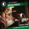 imageENERGIZER Rechargeable LED Book Light FLEX 3 Modes Warm Clip On Reading Light with Flexible Neck for Reading in Bed USB IncludedWhite