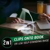imageENERGIZER Rechargeable LED Book Light FLEX 3 Modes Warm Clip On Reading Light with Flexible Neck for Reading in Bed USB IncludedWhite