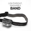 imageEnergizer LED Headlamp Bright Headlamp for Outdoors Camping and Mechanic Work Light Includes Batteries Pack of 1 Rust RedMidnight Black