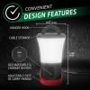 imageEnergizer X1200 Rechargeable LED Lantern Battery Genius Power Indicator Technology Rugged IPX4 Water Resistant Lantern for Camping Hiking Fishing Emergency USB Cable Included