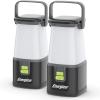 imageENERGIZER LED Camping Lantern 360 PRO 2Pack IPX4 Water Resistant Tent Light Ultra Bright Battery Powered Lanterns for Camping Outdoors Emergency Power Outage2 Pack