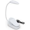 imageENERGIZER Rechargeable LED Book Light FLEX 3 Modes Warm Clip On Reading Light with Flexible Neck for Reading in Bed USB IncludedWhite