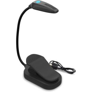 imageENERGIZER Rechargeable LED Book Light FLEX 3 Modes Warm Clip On Reading Light with Flexible Neck for Reading in Bed USB IncludedBlack
