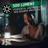 imageEnergizer Small Power Indicator Lantern Rechargeable LED Lantern with Digital Power Indicator 500 LumensBlack