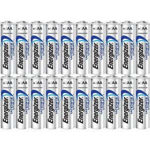 imageEnergizer Ultimate Lithium AA Size Batteries  20 Pack 54packs4 Count Pack of 5