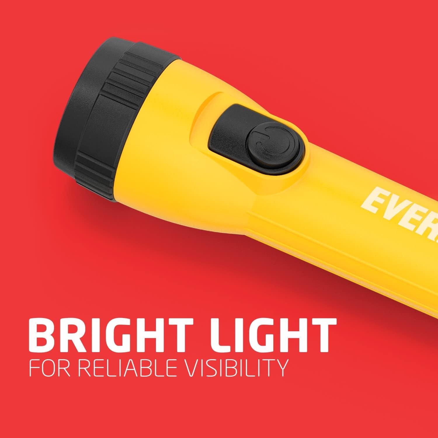 imageEveready LED Flashlight 8Pack Bright Reliable Flashlights for General Purpose Great for Camping Car Emergency Storm Power Outage Handheld Flashlight Batteries IncludedYellow  Blue