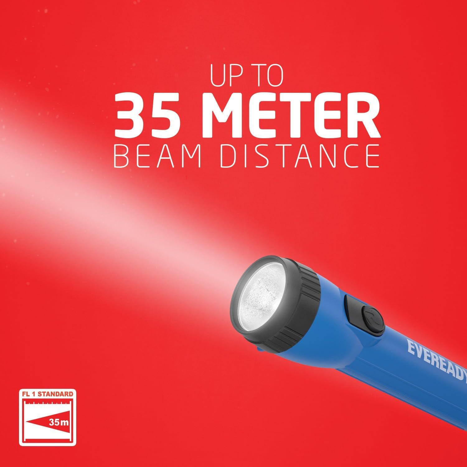 imageEveready LED Flashlight 8Pack Bright Reliable Flashlights for General Purpose Great for Camping Car Emergency Storm Power Outage Handheld Flashlight Batteries IncludedYellow  Blue
