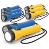 imageEveready LED Flashlight 8Pack Bright Reliable Flashlights for General Purpose Great for Camping Car Emergency Storm Power Outage Handheld Flashlight Batteries IncludedYellow  Blue