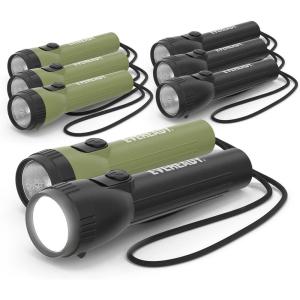 imageEveready LED Flashlight 8Pack Bright Reliable Flashlights for General Purpose Great for Camping Car Emergency Storm Power Outage Handheld Flashlight Batteries IncludedForest GreenBlack
