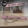 imageEnergizer FlexR LED Rechargeable Book Light for Reading in Bed Reading Light with Warm LED Color LongLasting and Lightweight Pink