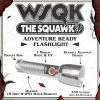 imageEnergizer Stranger Things Squawk Retro LED Flashlight Water Resistant and Drop Tested Camping Flashlight Limited Edition 250 LumensNew Edition