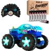 imageHot Wheels Monster Trucks MegaWrex Alive RC Vehicle Plus Energizer AAA Alkaline Batteries 115 Scale MegaWrex Alive BatteryPowered RC Vehicle with Lights ampamp SoundsMegaWrex  Batteries