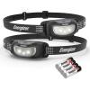 imageEnergizer Rechargeable LED Headlamp Pro400 amp LED Headlamp 2Pack UniversalBlack  1Pack