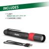 imageEnergizer X400 Pen Light Flashlight Rechargeable Bright Penlight IPX4 WaterResistant Lightweight and Durable Rechargeable Flashlight USB Charging Cable IncludedBlackRed