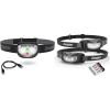 imageEnergizer Rechargeable LED Headlamp Pro400 amp LED Headlamp 2Pack UniversalBlack  1Pack