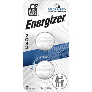 imageEnergizer 2032 Batteries 2 Pack 3V Lithium Coin Batteries with 3in1 Child Shield2