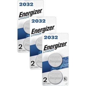 imageEnergizer 2032 Batteries 2 Pack 3V Lithium Coin Batteries with 3in1 Child Shield2 Pack of 3