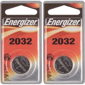 imageEnergizer 2032 Batteries 2 Pack 3V Lithium Coin Batteries with 3in1 Child Shield8Count Pack of 2