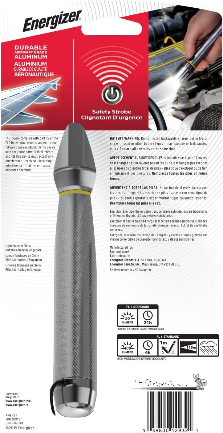 imageEnergizer LED Flashlight Super Bright Flashlight for Camping and Power Outages Flash Light with AA Batteries Included  Pack of 1One Size