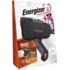 imageEnergizer LED Spotlight IPX4 Water Resistant Super Bright LED Spot Light Flashlight ImpactResistant Heavy Duty Durability Powerful Beam Distance Batteries IncludedGrayOrange 600 Lumens
