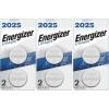 imageEnergizer CR2025 Batteries 3V Lithium Coin Cell 2025 Watch Battery 6 Count2 Count Pack of 3