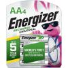 imageEnergizer Rechargeable AA Batteries Recharge Universal AA Battery PreCharged 4 Count