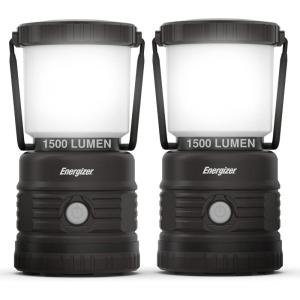 imageENERGIZER LED Lantern X1500 2Pack IPX4 Water Resistant Tent Lights Super Bright Battery Powered Lanterns for Camping Outdoors Emergency