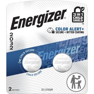 imageEnergizer 2032 Batteries3V Lithium Coin Batteries with 3in1 Child Shield10 Count Pack of 2CR2032