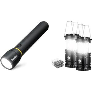 imageEnergizer LED Flashlight Vision PRO Ultra Bright 1000 Lumens IPX4 Water Resistant amp Etekcity Lantern Camping Essentials Lights Led Lantern for Power Outages Tent Lights for Emergency