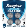 image:imageEnergizer Ultimate Child Shield CR2032 Batteries 4 Pack 3V Lithium Coin Batteries Compatible with Apple AirTag and Tile Pro Devices Key Fobs Watches and More