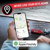 image:imageEnergizer Find Me Keychain Light Apple Find My Bluetooth Tracker Black  Find keys fast key finders amp trackers with LED light Apple Find My key chain flashlight ABS plasticRed