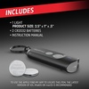image:imageEnergizer Find Me Keychain Light Apple Find My Bluetooth Tracker Black  Find keys fast key finders amp trackers with LED light Apple Find My key chain flashlight ABS plasticBlack
