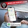 image:imageEnergizer Find Me Keychain Light Apple Find My Bluetooth Tracker Black  Find keys fast key finders amp trackers with LED light Apple Find My key chain flashlight ABS plasticBlack