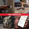 image:imageEnergizer Find Me Keychain Light Apple Find My Bluetooth Tracker Black  Find keys fast key finders amp trackers with LED light Apple Find My key chain flashlight ABS plasticBlack