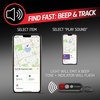 image:imageEnergizer Find Me Keychain Light Apple Find My Bluetooth Tracker Black  Find keys fast key finders amp trackers with LED light Apple Find My key chain flashlight ABS plasticBlack